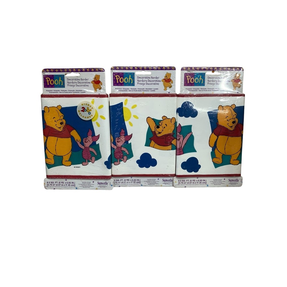 Disney Winnie the Pooh Kids Room Decorative Borders